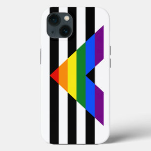 Etui iPhone 13 Drapeau d'allié straight de SlipperyJoe lisse arc-