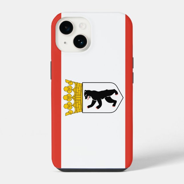Coque iPhone Drapeau de Berlin (Verso)