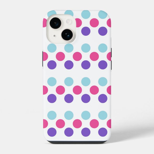 Coque iPhone Drapeau de fierté multilingue Couleurs À petits po (Verso)