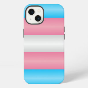 Etui iPhone 13 Drapeau de fierté transgenre