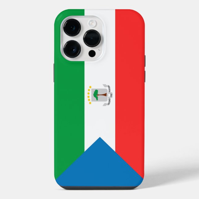 Coque iPhone Drapeau de la Guinée équatoriale (Verso)