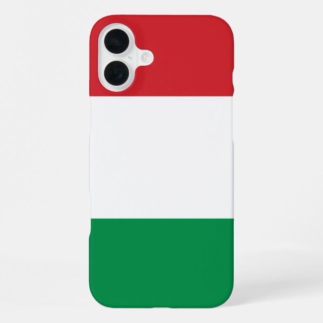 Coque iPhone Drapeau de la Hongrie (Verso)
