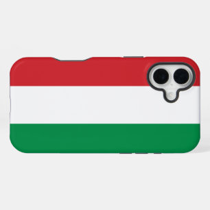 Coque iPhone 16 Plus Drapeau de la Hongrie