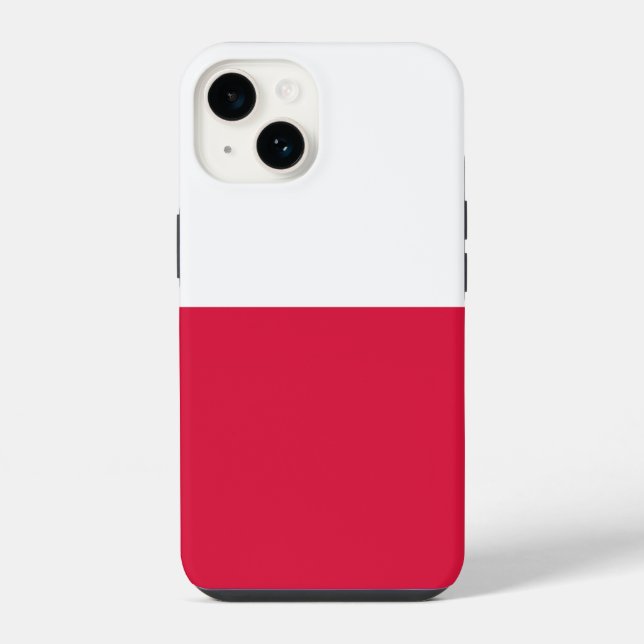 Coque iPhone Drapeau de la Pologne (Verso)