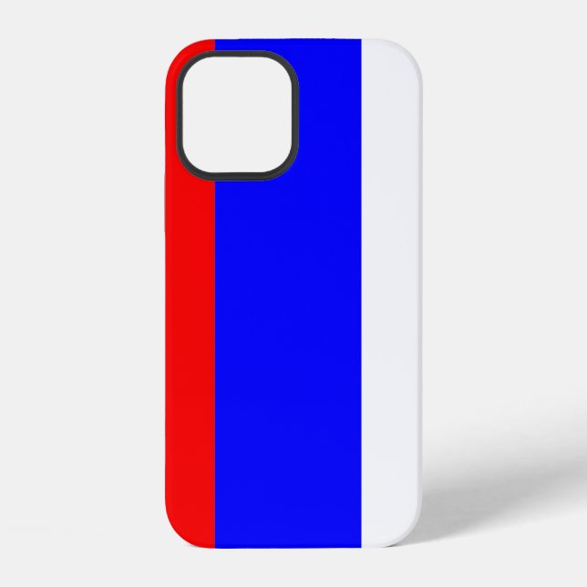 Coque iPhone Drapeau de la Russie (Verso)