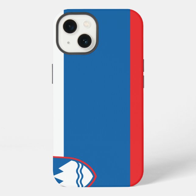 Coque iPhone Drapeau de la Slovénie (Verso)