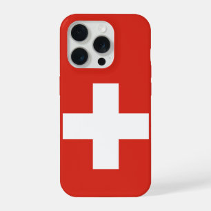 Coque iPhone 15 Pro drapeau de la Suisse