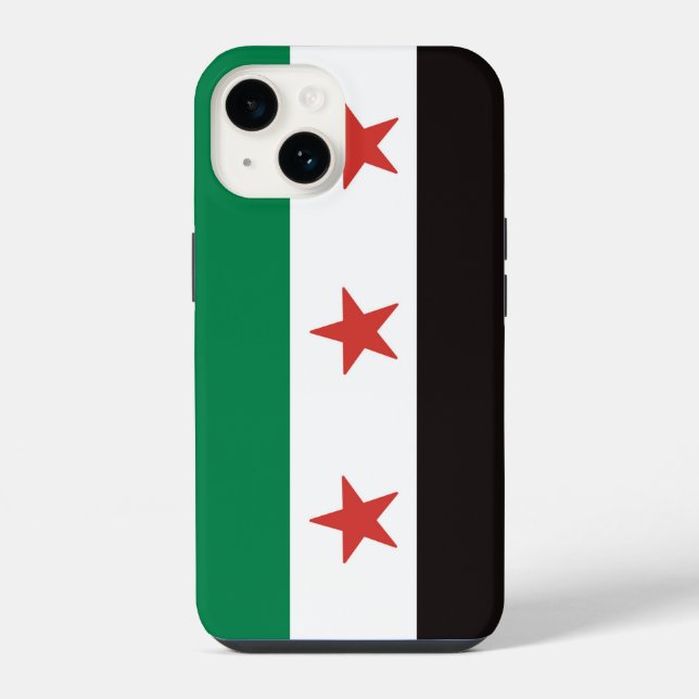 Coque iPhone Drapeau de la Syrie (Verso)