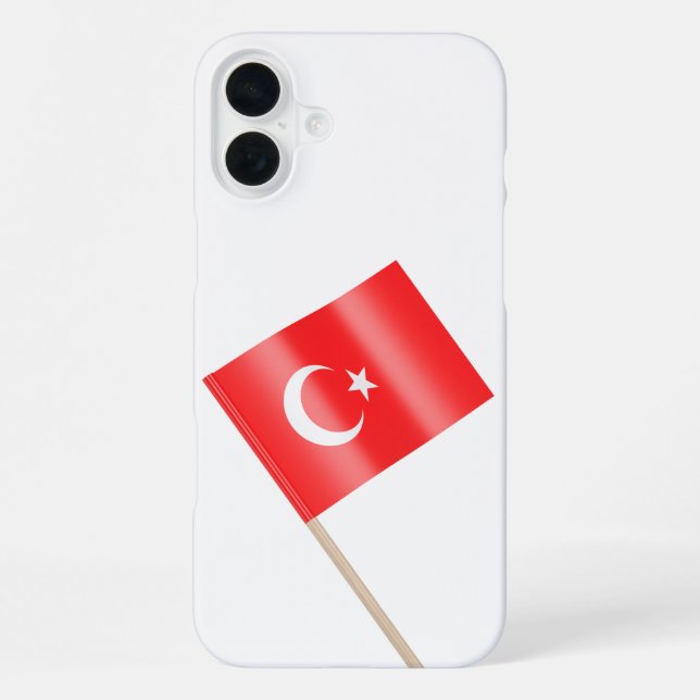 Coque iPhone Drapeau de la Turquie (Verso)