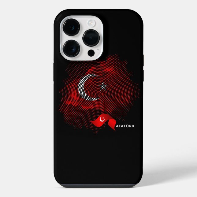 Coque iPhone Drapeau de la Turquie (Verso)
