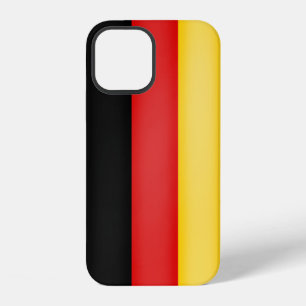 Coque iPhone 12 Drapeau de l'Allemagne Schwarz Rot Gold Couleurs p