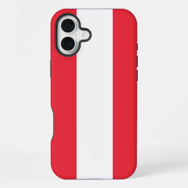 Coque iPhone Drapeau de l'Autriche / Drapeau autrichien (Verso)