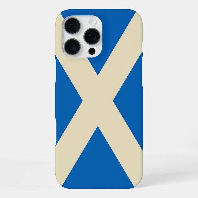 Coque iPhone Drapeau de l'Écosse (Verso)