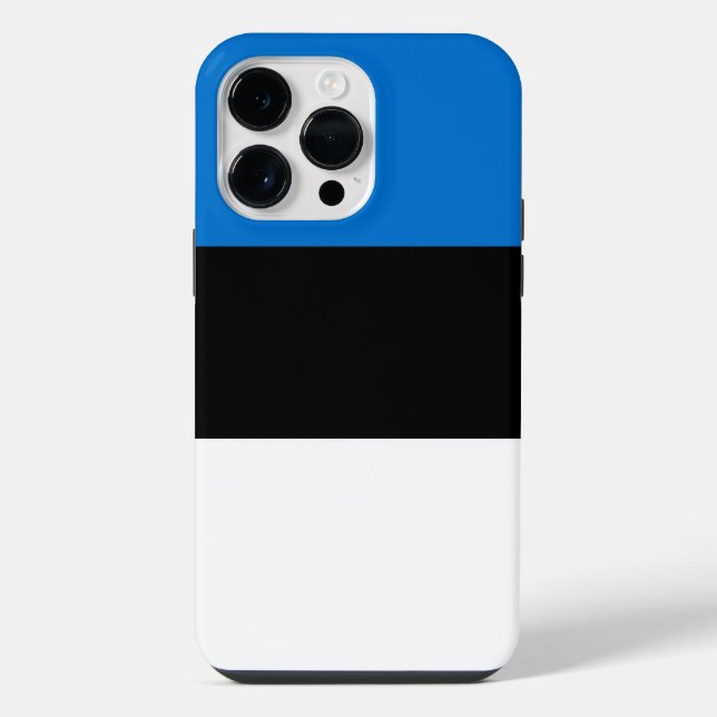 Coque iPhone Drapeau de l'Estonie (Verso)