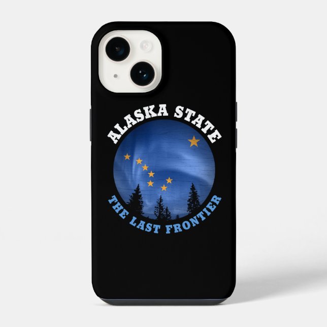 COQUE iPhone DRAPEAU DE L'ÉTAT D'ALASKA (Verso)