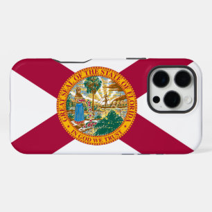 Coque iPhone 16 Pro Max Drapeau de l'État de Floride