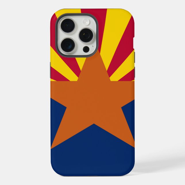 Coque iPhone Drapeau de l'État de l'Arizona (Verso)