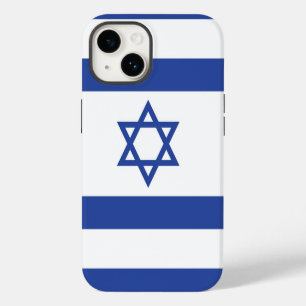 Coque Pour iPhone 14 Drapeau de l'État d'Israël, Étoile de David Judaïs