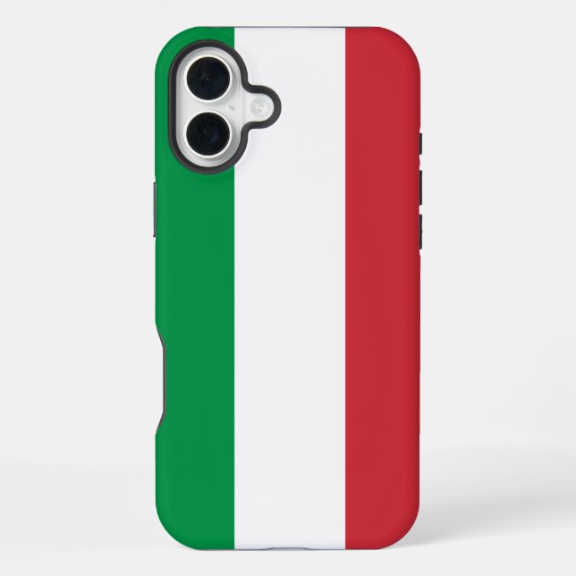Coque iPhone Drapeau de l'Italie (Verso)