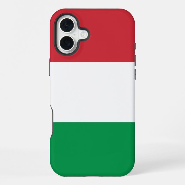 Coque iPhone Drapeau de l'Italie (Verso)
