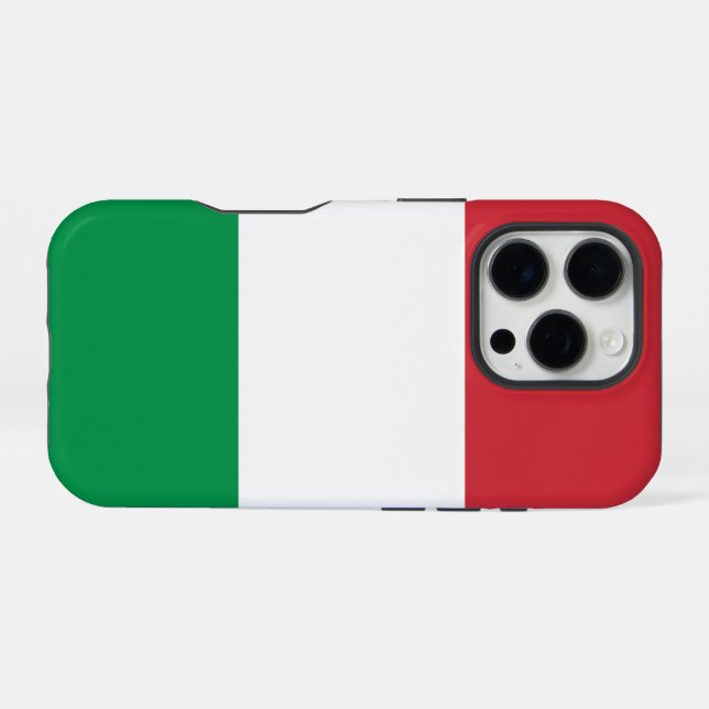 Coque iPhone Drapeau de l'Italie (Verso Horizontal)