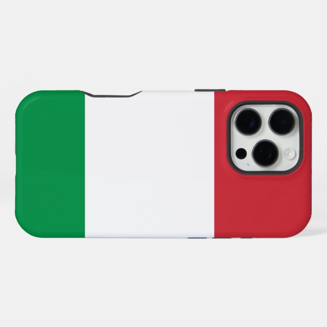 Coque iPhone Drapeau de l'Italie (Verso Horizontal)