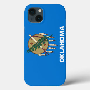 Etui iPhone 13 Drapeau de l'Oklahoma