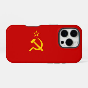 Coque iPhone 16 Pro Drapeau de l'URSS