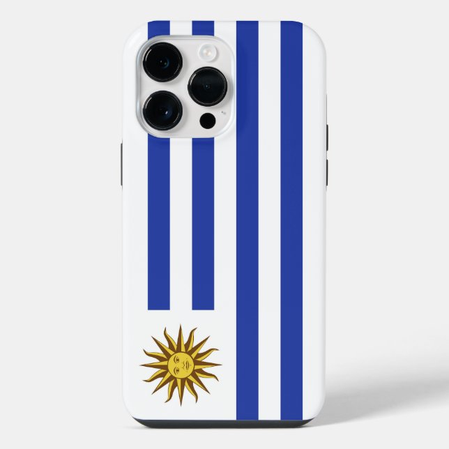 Coque iPhone Drapeau de l'Uruguay (Verso)