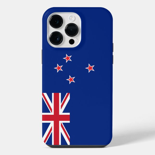 Coque iPhone Drapeau de Nouvelle-Zélande (Verso)