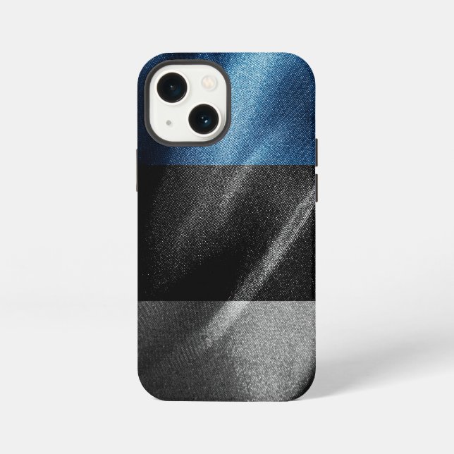 Coque iPhone Drapeau de soie estonien (Verso)