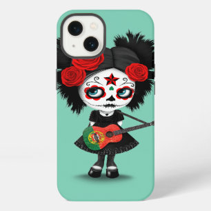 Etui iPhone 13 Drapeau de sucre fille Jouer Portugais Drapeau Gui