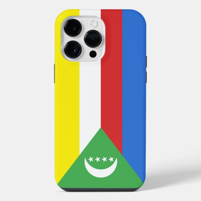 Coque iPhone drapeau des Comores (Verso)