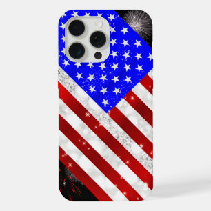 Coque iPhone 15 Pro Max Drapeau des États-Unis