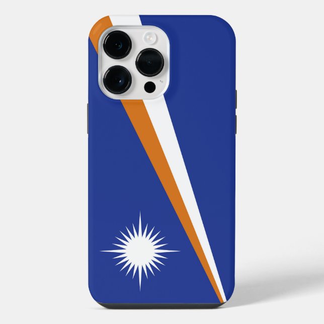 Coque iPhone Drapeau des Îles Marshall (Verso)