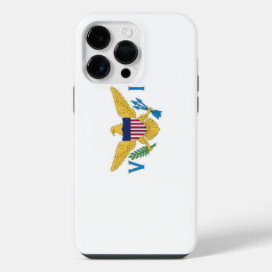 Coque Pour Pour iPhone 14 Pro Max Drapeau des Îles Vierges américaines