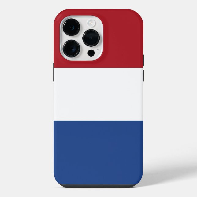 Coque iPhone Drapeau des Pays-Bas (Verso)