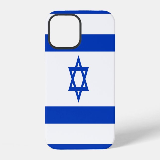 Coque iPhone Drapeau d'Israël (Verso)