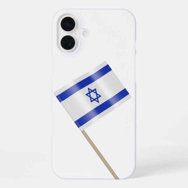 Coque iPhone Drapeau d'Israël (Verso)