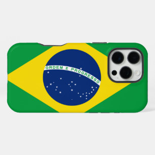Coque iPhone 16 Pro Max Drapeau du Brésil