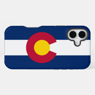 Coque iPhone 16 Plus Drapeau du Colorado