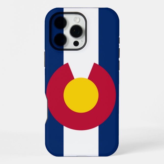 Coque iPhone Drapeau du Colorado (Verso)