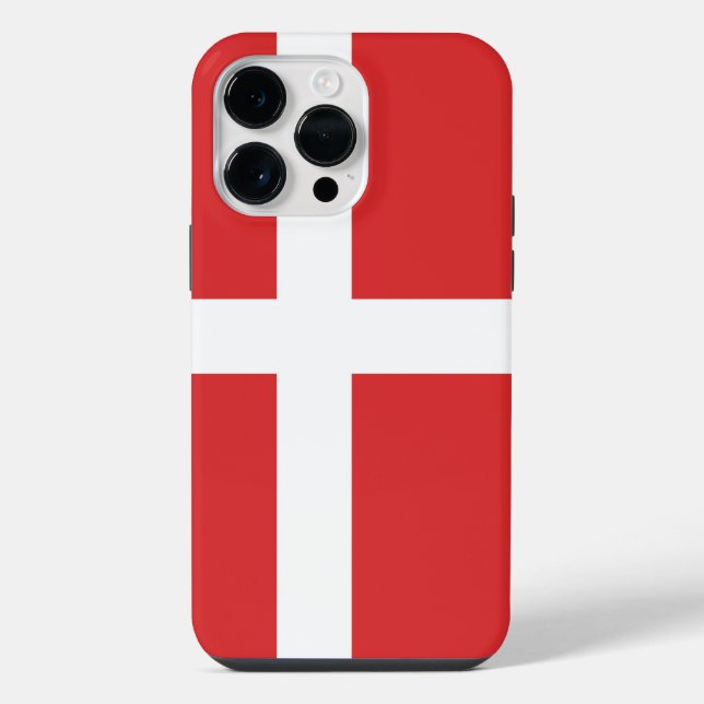 Coque iPhone Drapeau du Danemark (Verso)
