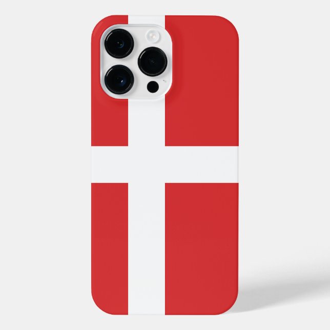 Coque iPhone Drapeau du Danemark (Verso)