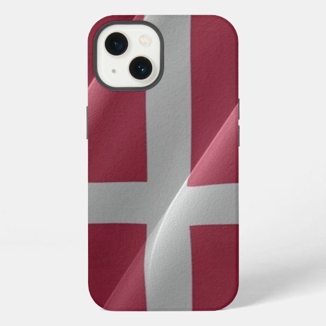 Coque iPhone Drapeau du Danemark - (Verso)