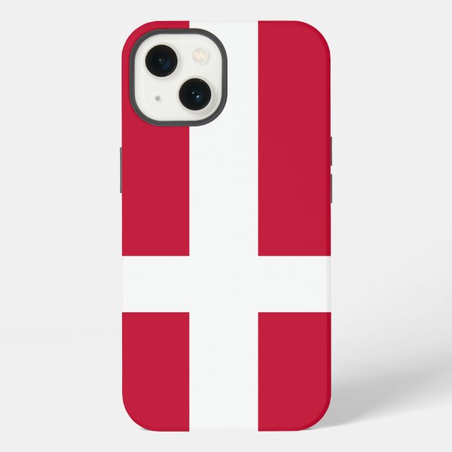 Coque iPhone Drapeau du Danemark (Verso)