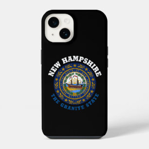 Coque Pour iPhone 14 Drapeau du GRANITE STATE du NEW HAMPSHIRE