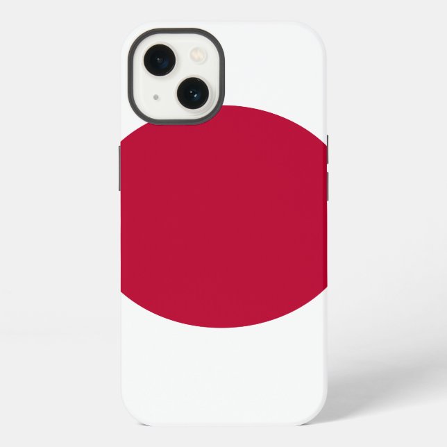 Coque iPhone Drapeau du Japon (Verso)