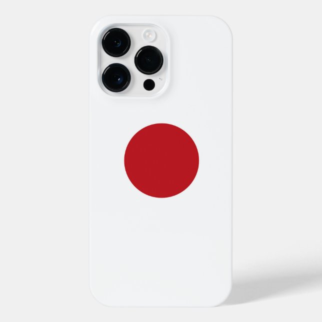 Coque iPhone Drapeau du Japon (Verso)