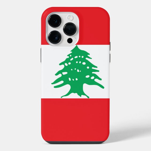 Coque iPhone drapeau du Liban (Verso)